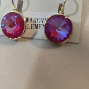 Pink and Blue Earrings